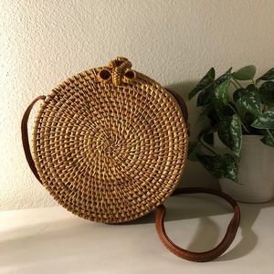 Rattan purse